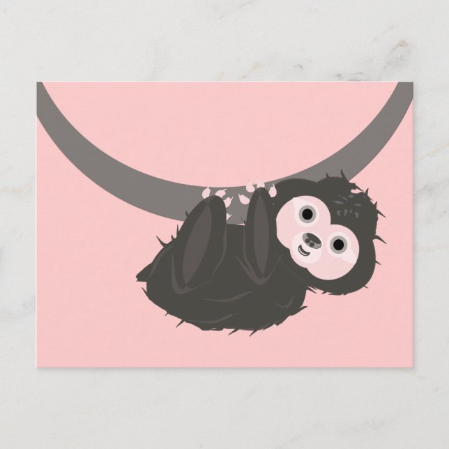 Sloth Postkarte (Vorderseite)