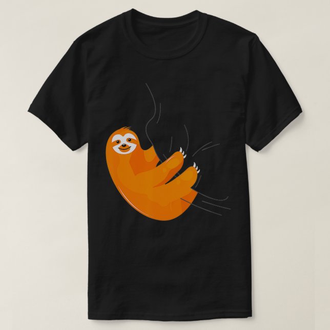 Sloth Pyjamas Schlafkleidung Nachtwäsche Geschenk T-Shirt (Design vorne)