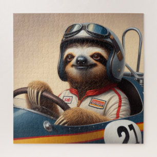 Sloth Racecar Treiber Puzzle