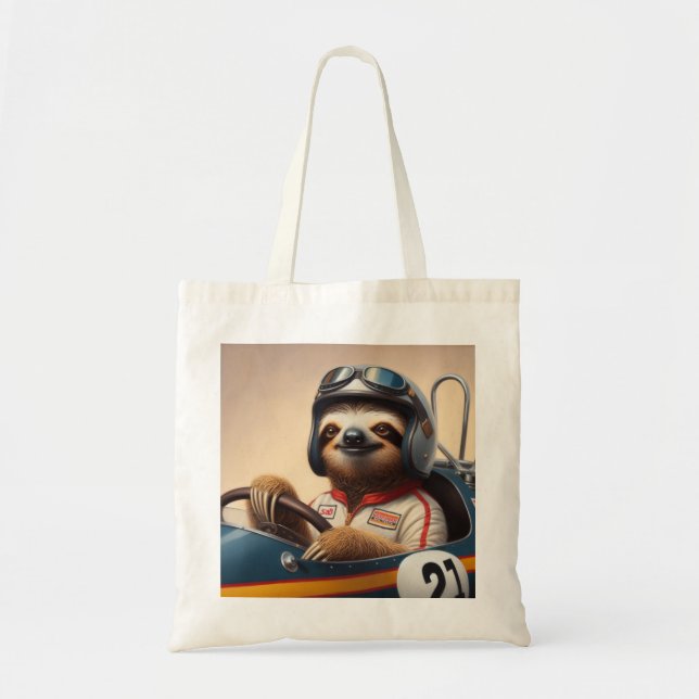 Sloth Racecar Treiber Tragetasche (Vorne)