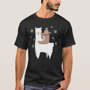 Sloth-Reitlama-lustige T-Shirt