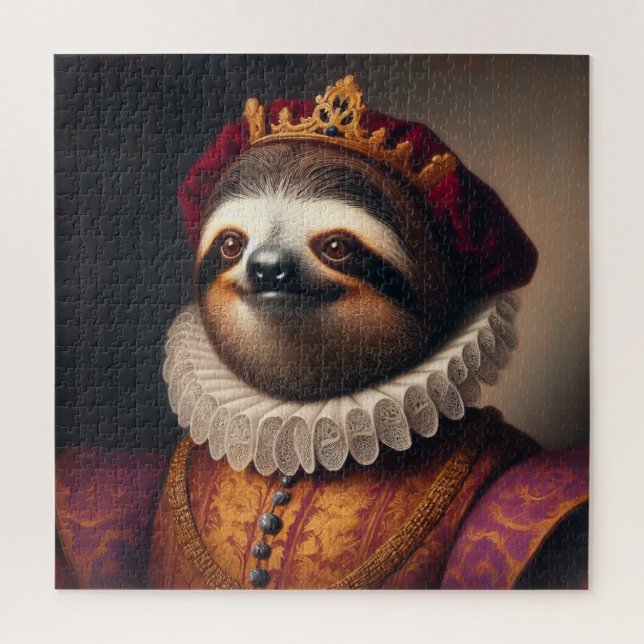 Sloth Renaissance King Puzzle (Vertikal)