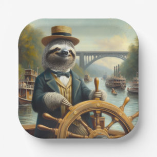 Sloth Riverboat Captain Pappteller