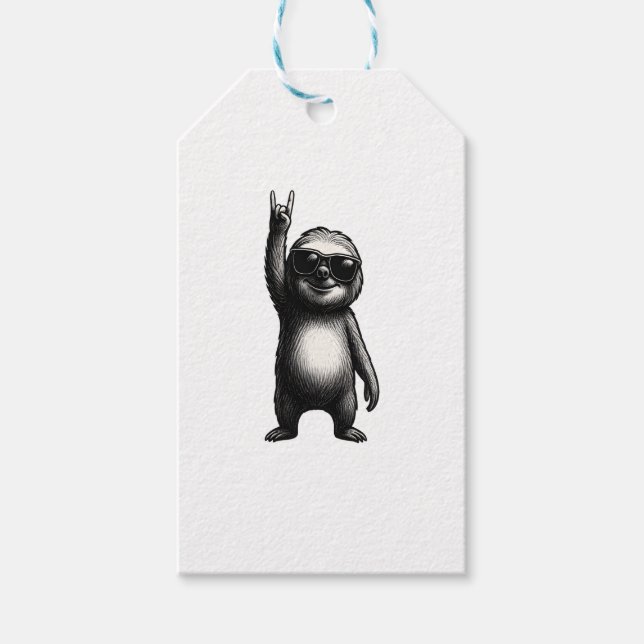 Sloth Rocking Dance Geschenkanhänger (Vorderseite)