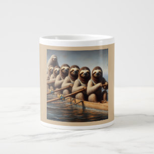 Sloth Rowing Team Jumbo-Tasse
