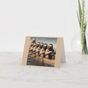 Sloth Rowing Team Karte