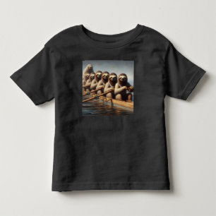 Sloth Rowing Team Kleinkind T-shirt