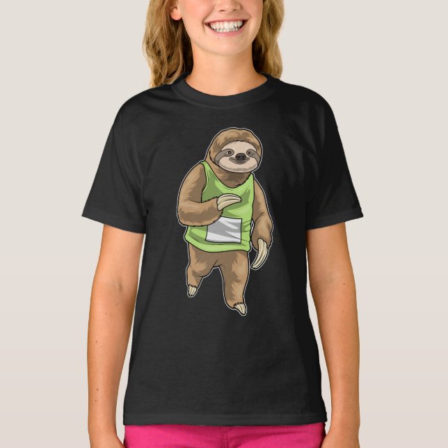 Sloth Runner-Sport T-Shirt (Vorderseite)