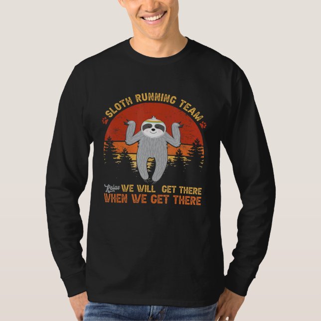 Sloth Running Sloth Running Team T-Shirt (Vorderseite)