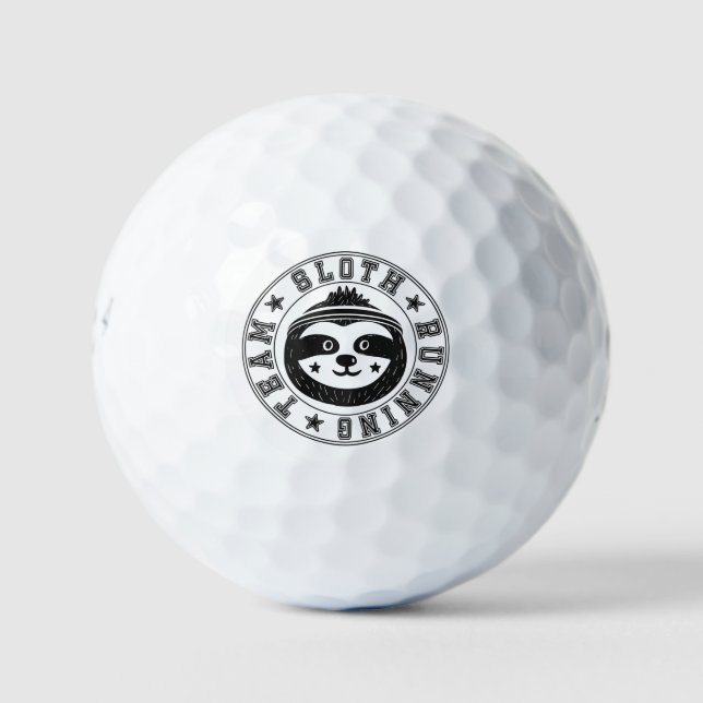 Sloth Running Team Golfball (Vorderseite)