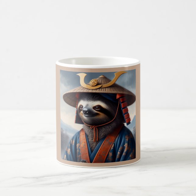 Sloth Samurai Kaffeetasse (Mittel)