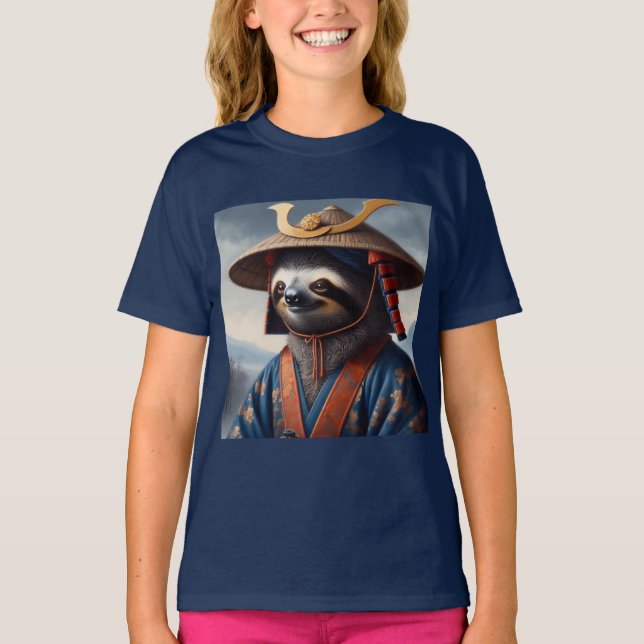Sloth Samurai T-Shirt (Vorderseite)