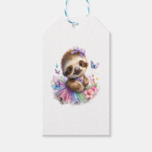 Sloth Shirt Safari Rainbow Summer Geschenkanhänger