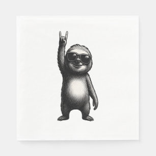 Sloth Slotherine Halloween Serviette