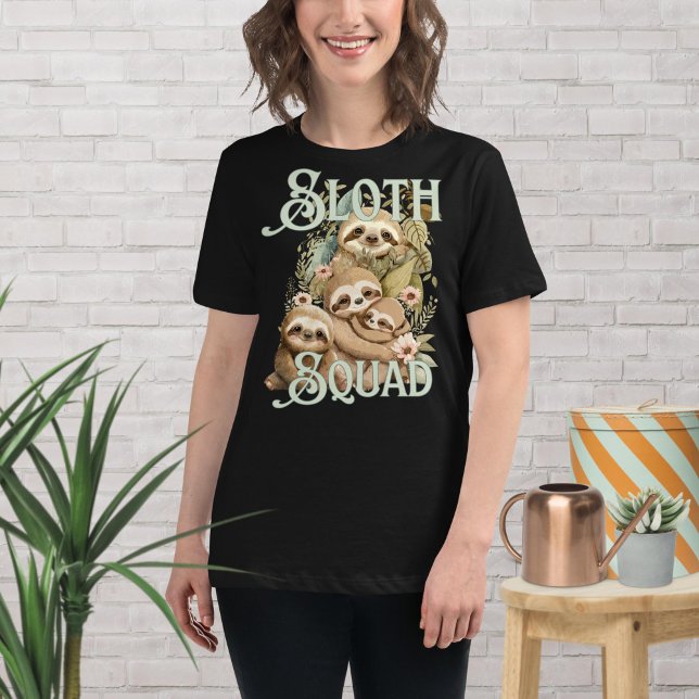Sloth Squad, bezaubernder Faultier T-Shirt (Von Creator hochgeladen)