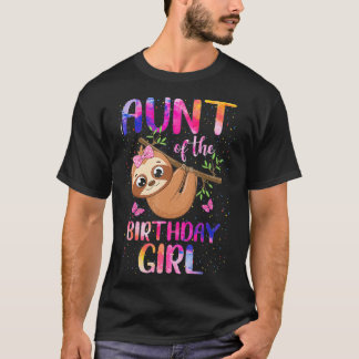 Sloth Tante vom Geburtstagskind Mommy Mama 1 T-Shirt