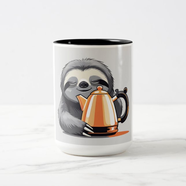 Sloth-Tasse Zweifarbige Tasse (Mittel)