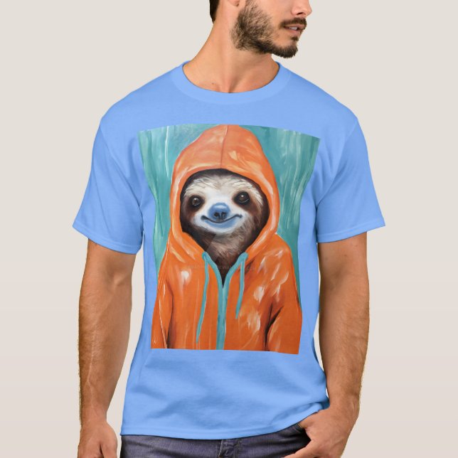 Sloth the rain T-Shirt (Vorderseite)