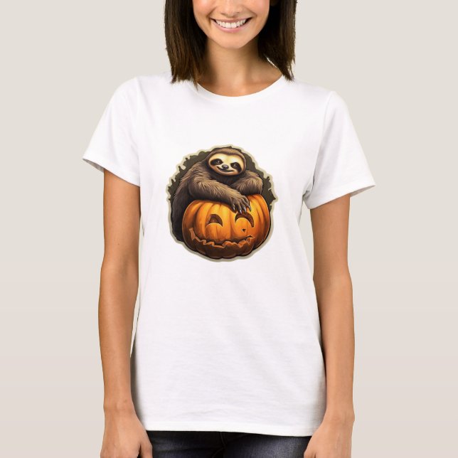 Sloth thematischer halloween Classic T - Shirt (Vorderseite)