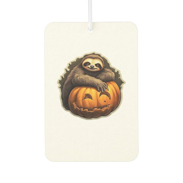 Sloth thematischer halloween Classic T - Shirt Autolufterfrischer (Vorderseite)