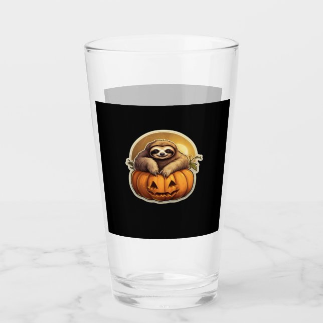 Sloth thematised halloween Classic T - Shirt_1 Glas (Vorderseite)