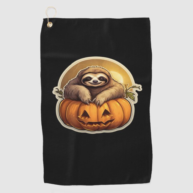 Sloth thematised halloween Classic T - Shirt_1 Golfhandtuch (Vorderseite)
