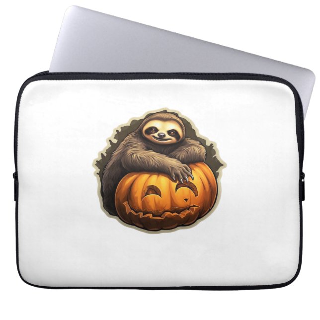 Sloth themed halloween Classic T-Shirt Laptopschutzhülle (Vorderseite)