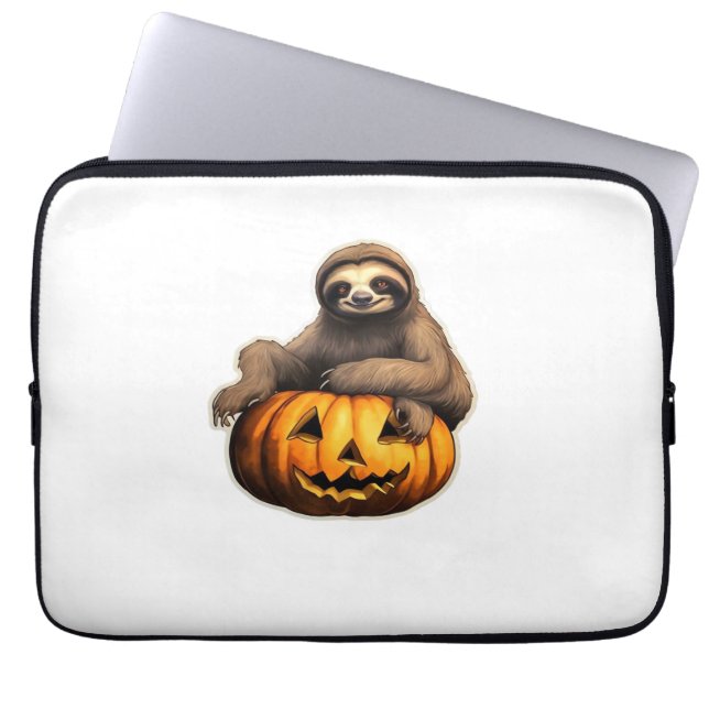 Sloth themed halloween Oversized T-Shirt Laptopschutzhülle (Vorderseite)