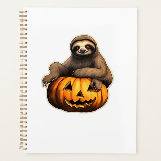 Sloth themed halloween Oversized T-Shirt Planer (Vorderseite)