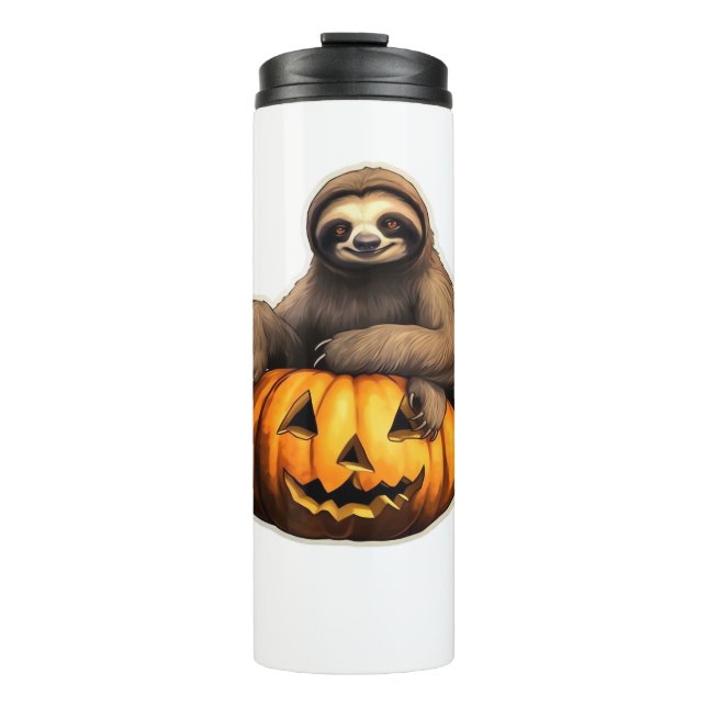 Sloth themed halloween Oversized T-Shirt Thermosbecher (Vorderseite)