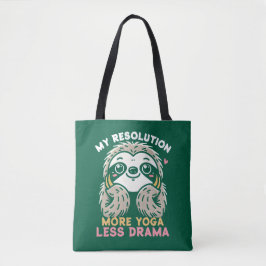 Sloth Tote Bag - Mehr Yoga Weniger Drama