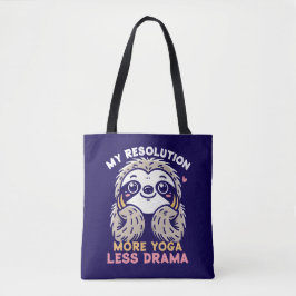 Sloth Tote Bag - Mehr Yoga Weniger Drama