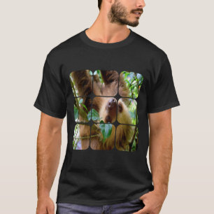 Sloth Tropical Rainforest 9 Foto Art T-Shirt