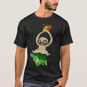 Sloth Turtle Snail Funny Runner Süße Tier T-Shirt
