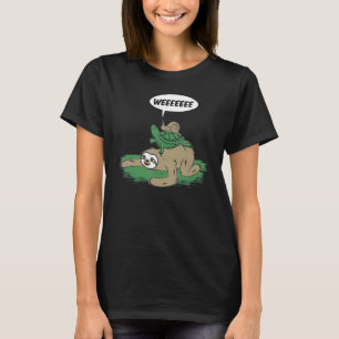 Sloth Turtle Snail Rennen Lazy Life Race für den M T-Shirt
