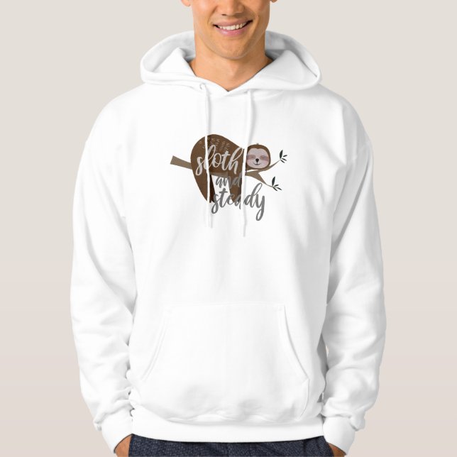 Sloth und Steady Hoodie (Vorderseite)