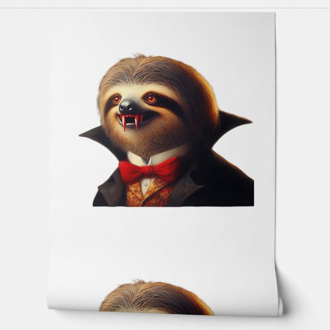 Sloth Vampir Klassik T-Shirt Tapete (Abrollen)