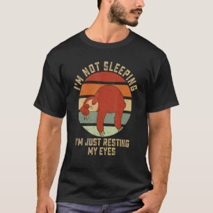 Sloth Vater Joke Ich schlafe nicht, ich ruhe mich  T-Shirt