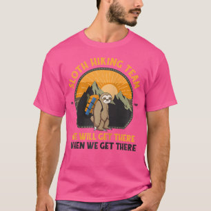 Sloth Wandern Shirt Sloth Wanderteam Baseball Te