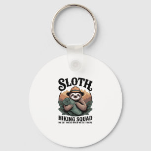 Sloth WanderSquad Funny Camping Schlüsselanhänger
