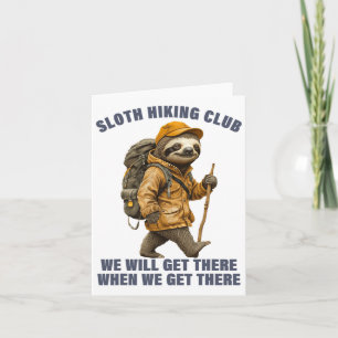 Sloth Wanderteam Men Sloth Karte