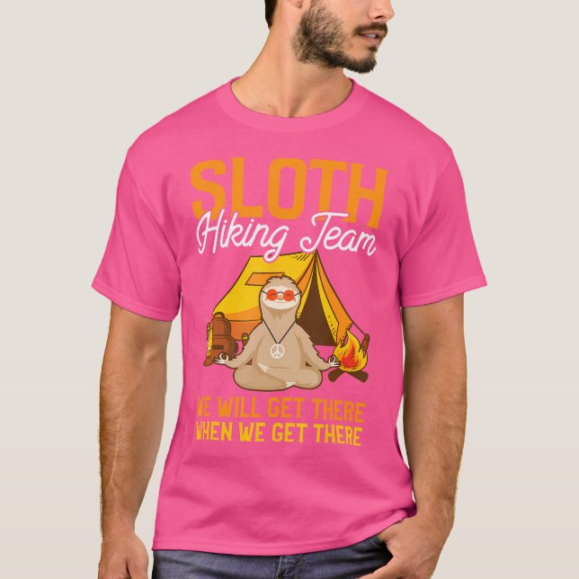 Sloth Wanderteam T-Shirt (Vorderseite)