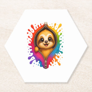 Sloth Watercolor Untersetzer