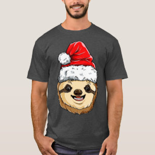 Sloth Weihnachtskids Jungs Mädchen Weihnachtsgesch T-Shirt