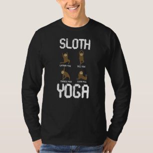Sloth Yoga für Frauen Männer Kinder Süße Tier Köni T-Shirt