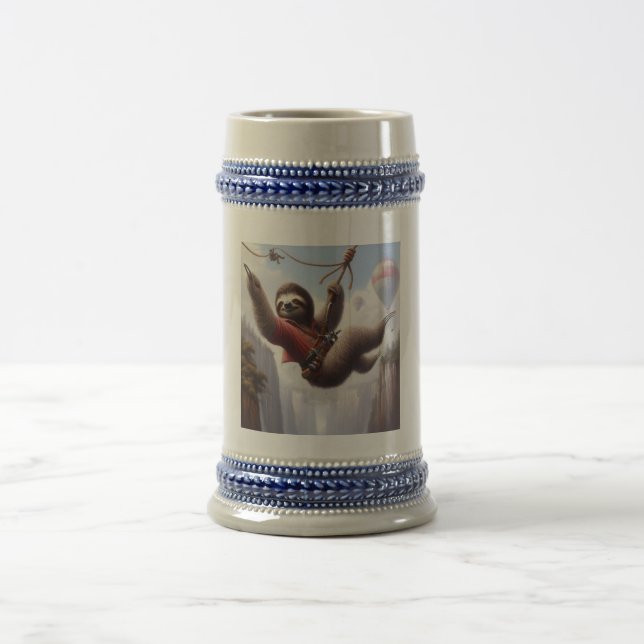 Sloth Ziplining Bierglas (Mittel)