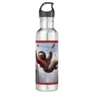 Sloth Ziplining Edelstahlflasche