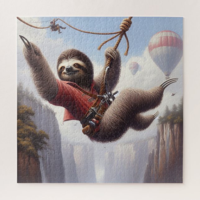 Sloth Ziplining Puzzle (Vertikal)