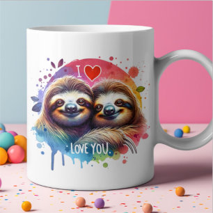 Slothful Zuneigung I Liebe Sie Kaffeetasse