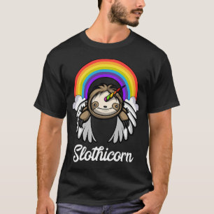 Slothicorn Faultier Einhorn T-Shirt
